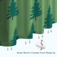 thumbnail image 6 of Green Bigfoot and Campfire Pattern Shower Curtain 84"x72" ,Bathroom Decorative Shower Curtains Set with 12 Hooks,Modern Waterproof Washable Shower Curtain, 6 of 6