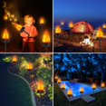 thumbnail image 3 of Toodour Solar Lights Outdoor Waterproof, 4 Pack LED Solar Flame Torches Lights with Flickering Flame, Garden Lighting for Outside Path Yard Landscape Patio, 3 of 8