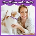 thumbnail image 5 of shuaien 10 Pcs Breakaway Cat Collars with Bell, Puppy Id Collars, Moons Stars Cute Kitty Adjustable Safe Kitten Collars with Pendant Glow in The Dark, 5 of 5