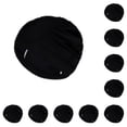 thumbnail image 3 of Advancent Gorro de baño definitivo impermeable y duradero para mujer Gorro de baño de tela para mujer negro negro 10Conjunto, 3 of 6