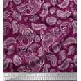 thumbnail image 1 of Soimoi Cotton Voile Fabric Paisley Block Print Sewing Fabric Yard 42 Inch Wide, 1 of 1