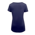 thumbnail image 4 of Sweet Home Farm Short Sleeve Shirts for Women Ladies Casual Letter Printed T Shirt T Shirts for Women Dark Blue, 4 of 4