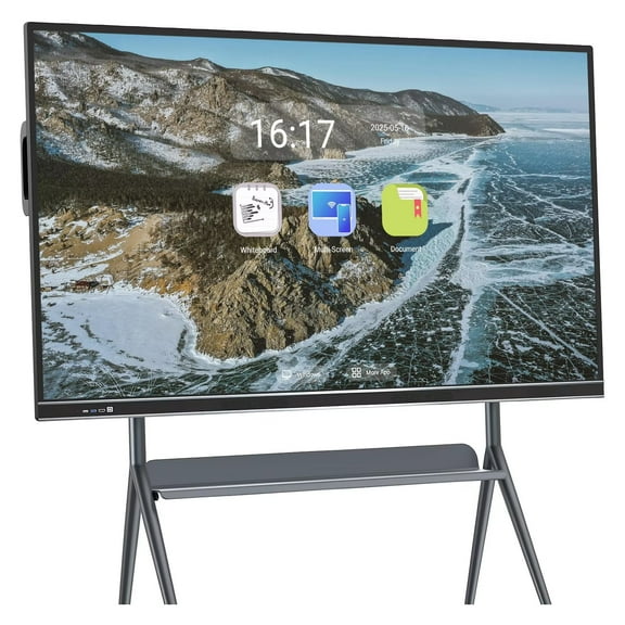 BELNET Smart Board Electronic Calendar, 86 Inch 4K Monitor Interactive Whiteboard And Smart Board for Classroom, Dual System Touchscreen for Presentation