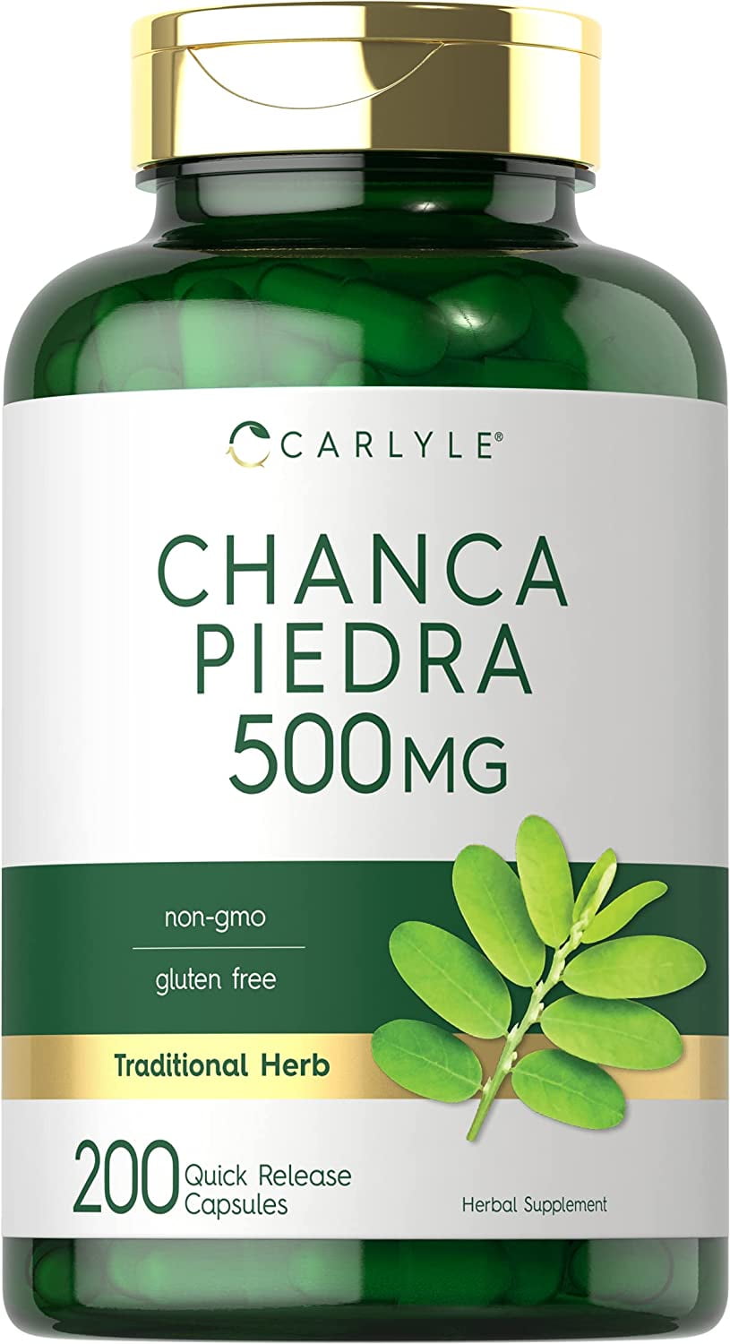 Cápsulas orgánicas de Chanca Piedra - 500 mg, 100 píldoras, extracto puro de rompepiedras Phyllanthus Niruri