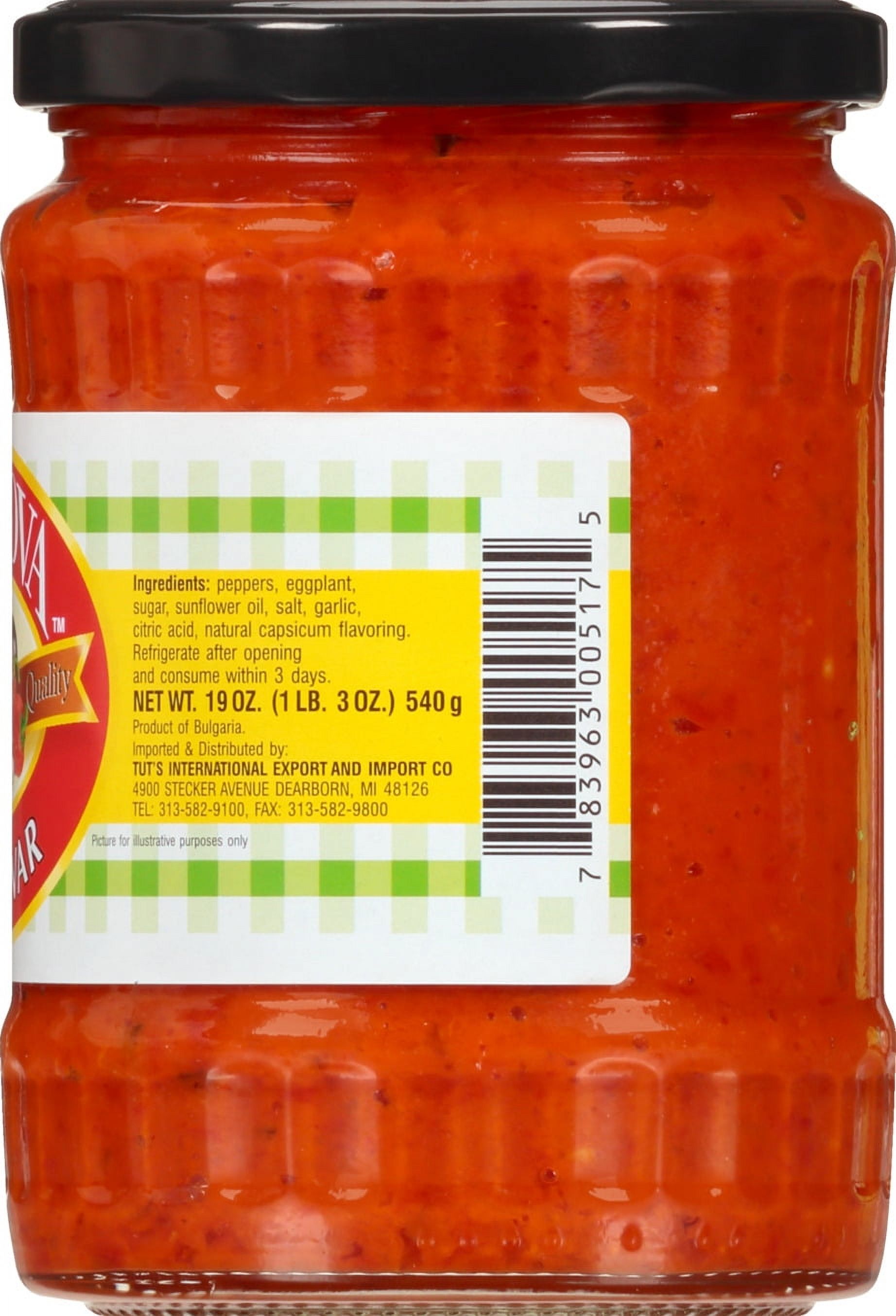 Dobrova Mild Chutney Sauce, 19 oz Jar