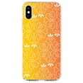 thumbnail image 1 of DistinctInk Clear Shockproof Hybrid Case for iPhone XS Max (6.5" Screen) - TPU Bumper, Acrylic Back, Tempered Glass Screen Protector - Yellow Orange Red Gradient, 1 of 5