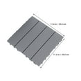 thumbnail image 2 of SEWCHICS Backyard Floor Tiles Interlocking PP Square Grey for Outdoor Use 1Pcs, 2 of 8