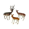 thumbnail image 3 of Set de 3 Figuras de Renos Realistas, Estatuas de Ciervos para Interiores, Decoración Navideña Y Oficina., 3 of 8
