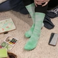 thumbnail image 5 of BambooMN Women's Bamboo Athletic Tie Dye Crew Socks - Assortment A - Extra Large - 6 pairs, 5 of 6