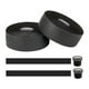 thumbnail image 1 of Cintas de barra de mango de bicicleta Cinturones antideslizantes Abrigos de impermeabilidad Absorción de impermeabilidad Anti-vibración MTB Montar a caballo Accesorios Negro 2 piezas Advancent OD002128-06B, 1 of 7