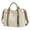 White, variant on Hobo Handbags Canvas Crossbody Bags for Women Medium Shoulder Tote Purse Top Handle Satchel