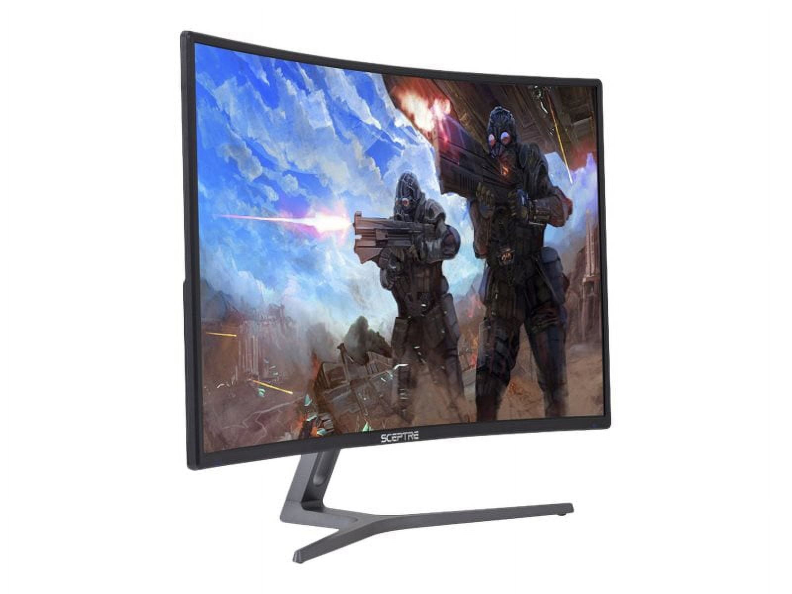 Sceptre C248B-144R - LED monitor - curved - 24" - 1920 x 1080 Full HD (1080p) @ 144 Hz - 250 cd/m�� - 3000:1 - 3 ms - HDMI, DVI, DisplayPort - black