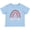 AE-Light Blue, variant on Mimi and Papa Love Me Rainbow Girls Toddler T-Shirt