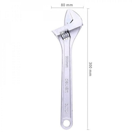 

DL006A 6Inch DeLi Multi-Function Adjustable Wrench Light Handle Opening Shifting Spanner Laser Scale E