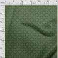 thumbnail image 3 of oneOone Cotton Poplin Dark Green Fabric Geometric Sewing Fabric By The Yard Printed Diy Clothing Sewing Supplies 56 Inch Wide, 3 of 4