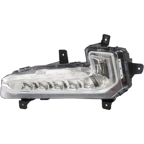 labwork 1pcs Front Fog Light 22982838 22982837 Bumper LED DRL Daytime Running Lamps Replacement for Chevrolet Malibu 2016-2018 (R)