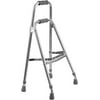 DMI Folding Hemi-Walker Provides Support, Aluminum, Silver, 30'- 35', FSA & HSA Eligible, Lightweight, Superior Support, Comfortable Hand Grips, Easy To Open And Close