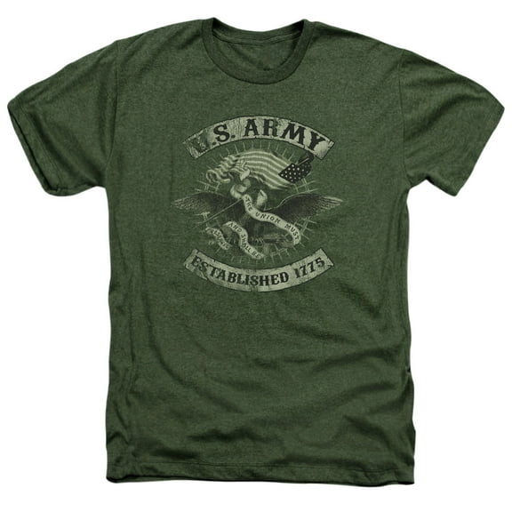 Army - Union Eagle - Heather Short Sleeve Shirt - Large