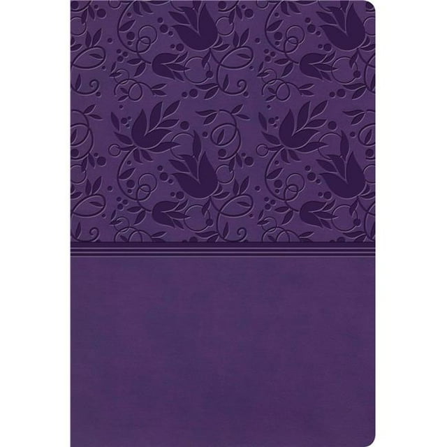KJV Super Giant Print Reference Bible, Purple Leather Touch Indexed - May 2020