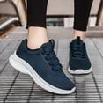thumbnail image 2 of Gvdentm Sneaker for Women Breathable Athletic Air Cushion Running Shoes Lightweight Sport Shoes Slip Resistant Work Shoes for Women Mesh Comfy Shoes Z01-Dark Blue,8, 2 of 9