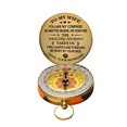 thumbnail image 1 of Becaristey Rustproof Copper Made Compass Impact-resistant And Non-deforming Anti-corrosion Copper Compass for Wife, 1 of 1