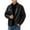 w93# Black500, variant on Wuxian Men'S Leather Jackets Stand Collar Motorcycle Full Zipper Up Long Sleeved Solid Colour Work Coats With Pockets Casual Winter Warm Streetwear,Black,L