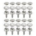 thumbnail image 1 of 30PCS Snap Fastener Stainless Canvas Caps Screw Kit For Tent Boat Marine, 1 of 12