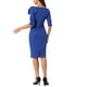 thumbnail image 3 of Vestido Bodycon con Lazo y Volantes INSPIRE CHIC para Negocios Casual de Mujer con Cuello Cuadrado y Manga 3/4 en Talla XL Azul, 3 of 5