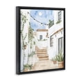 thumbnail image 2 of Stupell Industries Coastal Cozy Street Architecture Black Floating Frame Canvas Art, 17 x 21, by Svetlana Aleynikova, 2 of 8