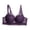 Purple, variant on Bxsruta Women's Lace Longline Underwire Bra Everyday Support Adjustable Straps