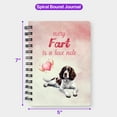 thumbnail image 5 of Every Fart is Love Note English Springer Spaniel Guilty Face Happy Valentine's Spiral Bound Journal Springers Dog Lover Gifts 5x7in Spiral Notebook - 01016, 5 of 5