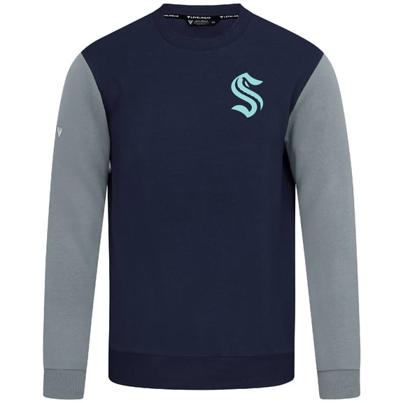 Men's Levelwear  Deep Sea Blue/Gray Seattle Kraken  Ultimate Response Sweatshirt