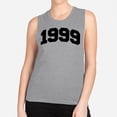thumbnail image 2 of 1999 College Style Women's Muscle Tank X-Large Heather Grey, 2 of 5