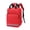 Red, variant on On-Site Carry Backpack with Reflective Strips, Large Capacity Storage Bag with Top Handles and Front Pocket for Outdoor Use