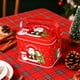 thumbnail image 3 of Decoraciones navideñas, adornos navideños, regalos navideños Caja de almacenamiento de dulces navideños Ambiente festivo Caja de hierro portátil Caja de almacenamiento de postres para picnic Almacenam, 3 of 5