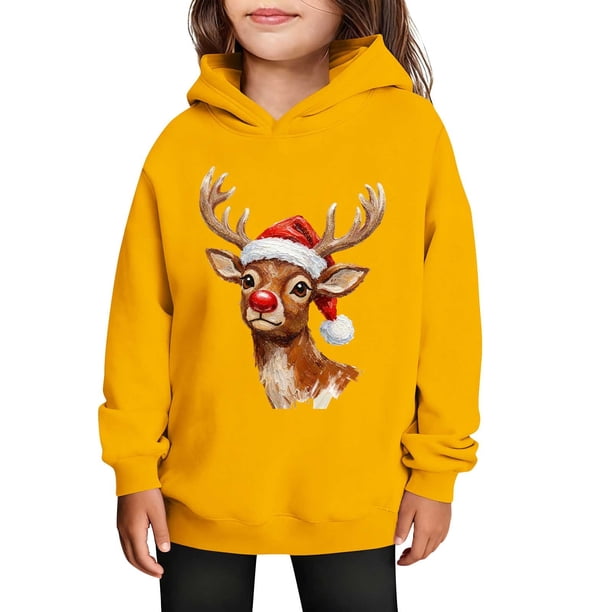Sudaderas con capucha para niños y niñas, sudaderas casuales de manga larga, lindas sudaderas de gran tamaño con bolsillo de polar, chaquetas para niñas