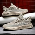 thumbnail image 5 of Mens Shoes,Athletic Sneakers for Running Training And Casual Everyday Wear With Lightweight Breathable Comfort Design,Shoes for Men,Beige,9, 5 of 9