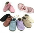 thumbnail image 7 of Leather Moccasins Shoes Baby Shoes Soft Soles First Walking Shoes for Baby Infant 0-24 Months Prewalker Shoes Footwear, 7 of 7
