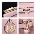 thumbnail image 4 of Dasein Women Satchel Purses Handbags Belted Top-handle Work Tote Shoulder Bags with Long Strap, 4 of 9
