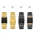thumbnail image 5 of WWOOR Hombres Moda Rectangular Dial analógico reloj de cuarzo Negocio impermeable Calendar Abanopi Mirar, 5 of 5