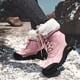 thumbnail image 4 of Booties Pantorrilla Media para Mujeres Impermeables Botines Tibios Pieles Aisladas Al Aire Libre, 4 of 9
