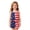 Multicolour, variant on OOOUM Girls 2 Piece Matching Clothing Set Independence Day Print Sleeveless Top And Shorts Ruffle Stylish And Comfortable Outfits Sets Multicolour 2-3 Years