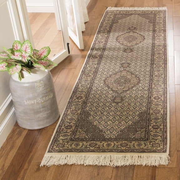 Safavieh Tabriz Herati Tom Oriental Runner Rug, Ivory/Yellow, 2' x 9'