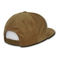 thumbnail image 3 of Decky 1076 6 Panel High Profile Structured Corduroy Snapback Hat-Coyote, 3 of 6