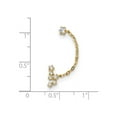 thumbnail image 2 of 14k Madi K CZ Double Post w/Chain Constellation Earring, 2 of 2