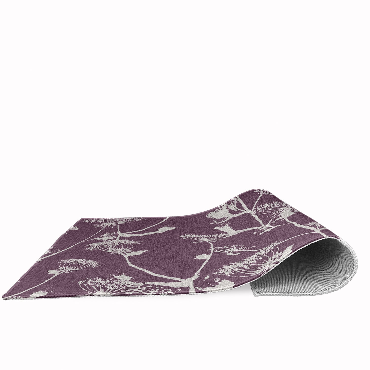 18" x 30" Simply Daisy Windy Blossom Modern & Contemporary Chenille Area Rug, Purple
