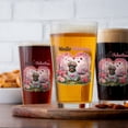 thumbnail image 4 of Hello Valentine’s Day Rottweiler Flower Crown Romantic Pink Floral 16oz Pint Beer Glass Mug Rottie Dog Lover Gifts Idea Beer Glasses Cup - 00031, 4 of 5
