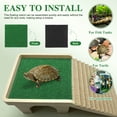 thumbnail image 3 of Moluckfu Pieza De Césped Falso Para De Reptiles Y Plataforma Para Mascotas, 3 of 7