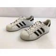 thumbnail image 1 of Adidas Shoes Men's 6 Women's 7.5 Superstar White Black Stripe Tree Foil Sneakers, 1 of 6