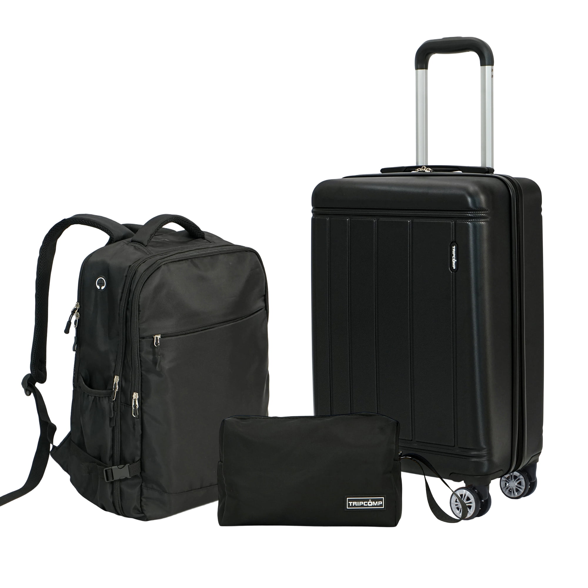 TRIPCOMP 5-Piece Hardside Luggage Set with Duffel Bag and Toiletry